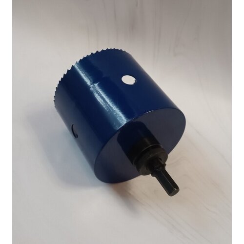 Коронка биметаллическая диаметр 152 мм глубина 100 мм по дереву металлу и пластику