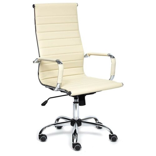 фото Компьютерное кресло tetchair urban для руководителя, обивка: искусственная кожа, цвет: бежевый