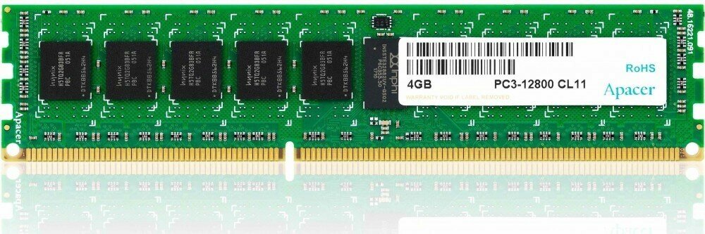 Оперативная память 4Gb DDR-III 1600MHz Apacer (DL.04G2K. KAM)