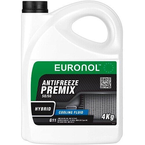 Охлаждающая жидкость Euronol Antifreeze Hybrid Ready G11 4кг