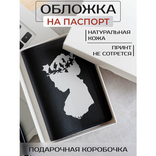 Обложка для паспорта RUSSIAN HandMade, черный обложка на паспорт дом дракона house of the dragon 6