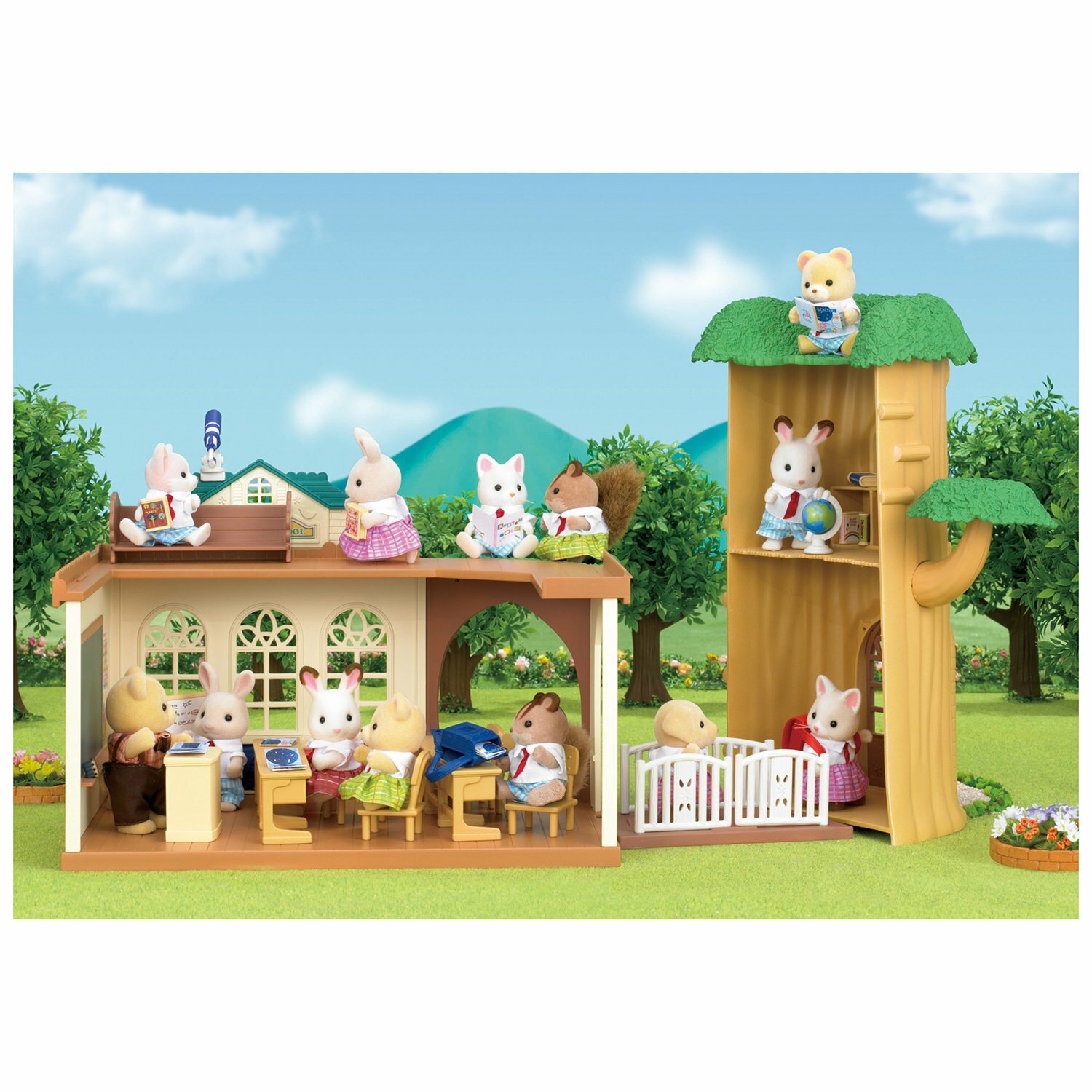 Игровой набор Sylvanian Families Лесная школа 5105 - фото №10