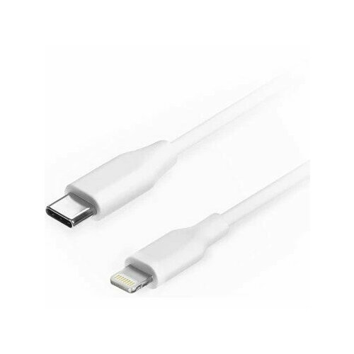 Filum Кабель USB 2.0, 1 м, белый, 3 А, разъемы: USB Type С male - Lightning male, пакет. [FL-C-U2-CM-LM-1M-W] (894185)