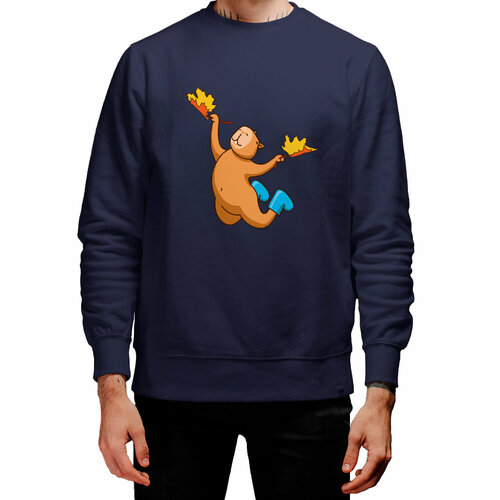 фото Свитшот roly, размер m, синий