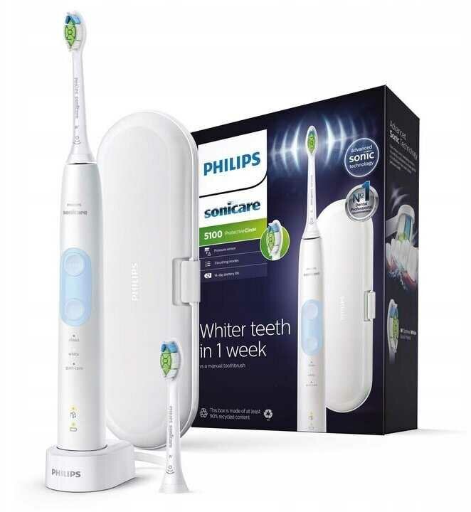 Звуковая зубная щетка Philips Sonicare ProtectiveClean 5100 HX6859/29, белый