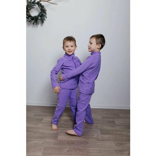 Костюм спортивный LuckyMom, размер 92, фиолетовый комплект одежды luckymom размер 92 фиолетовый