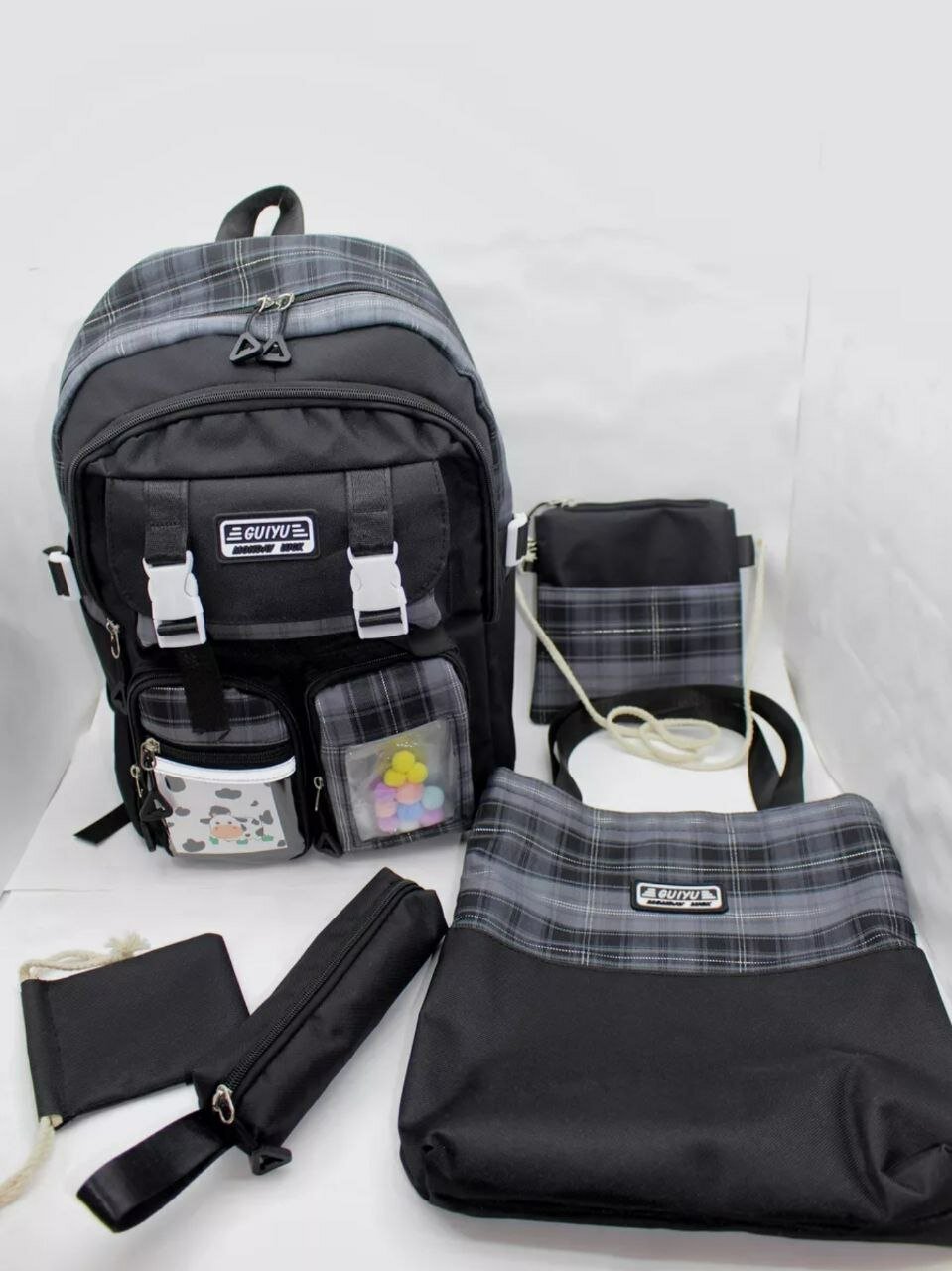 фото Рюкзак для школьников 5 в 1