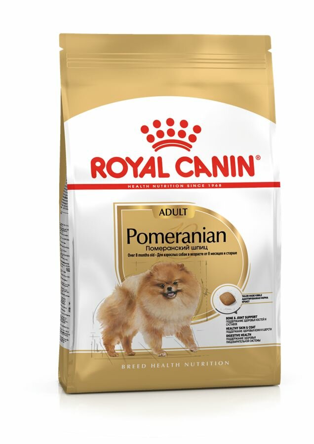 Royal Canin Pomeranian Adult сухой корм для собак породы померанский шпиц в возрасте от 8 месяцев - 500 г
