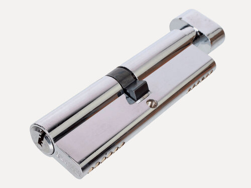 Изображение товара Цилиндровый механизм FUARO (200 ZM/100) 2000ZMKnob100(45+10+45) CP хром 5Key с вертушкой (42725)