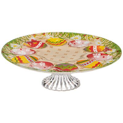 Блюдо для яиц Lefard на ножке "светлая пасха" 25 см