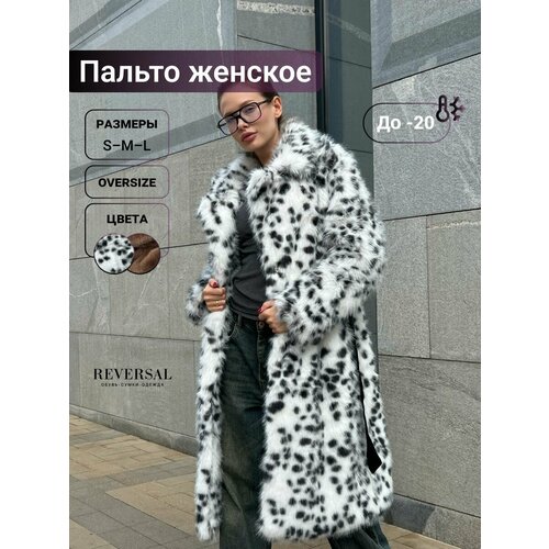 фото Пальто reversal, размер s, белый/черный