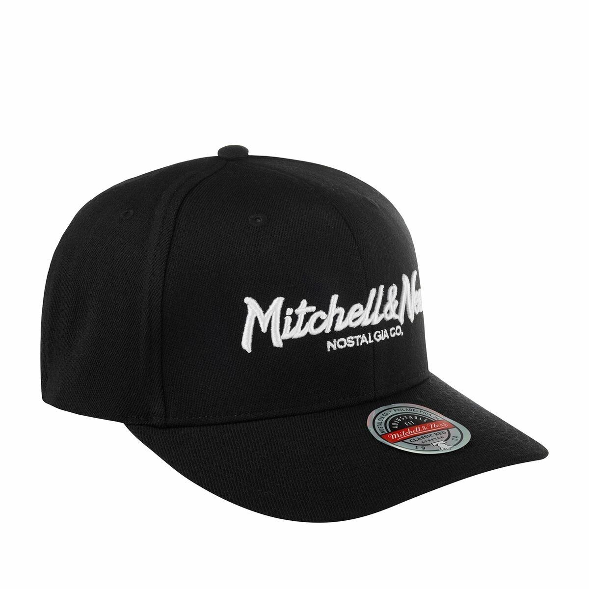 Бейсболка Mitchell & Ness Базовая коллекция для мужчин и женщин, размер 0, черный — фото 1