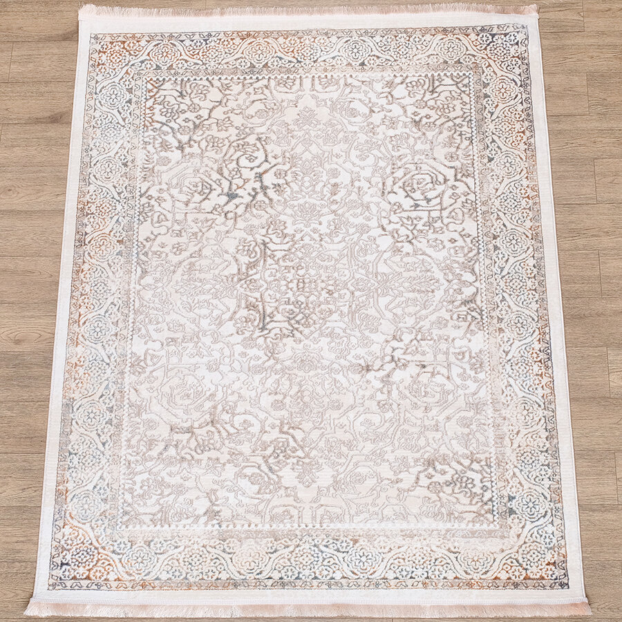 Ковер Турецкий Ascona дизайн 4323A цвет BEJ FLOS / BEJ FLOS 0.8x1.5м