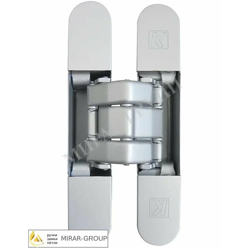 KUBICA K8060 ATOMIKA SLIM DXSX, CR.SAT петля скрытая универсальная матовый хром (60 kg)