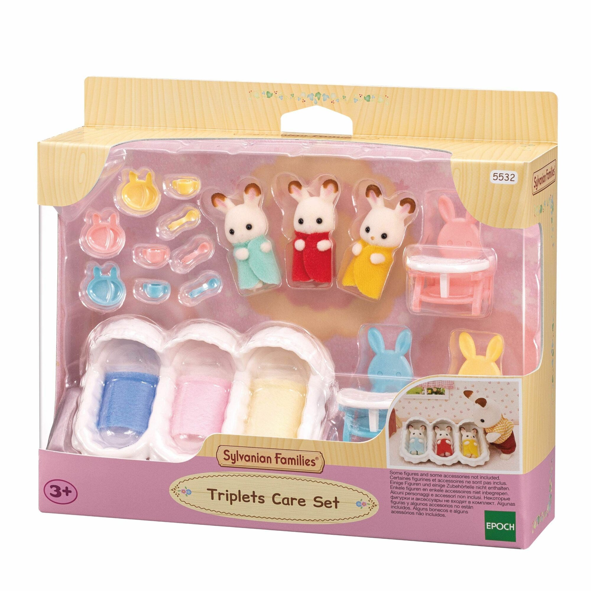 Sylvanian Families Набор для ухода за тройняшками 5532