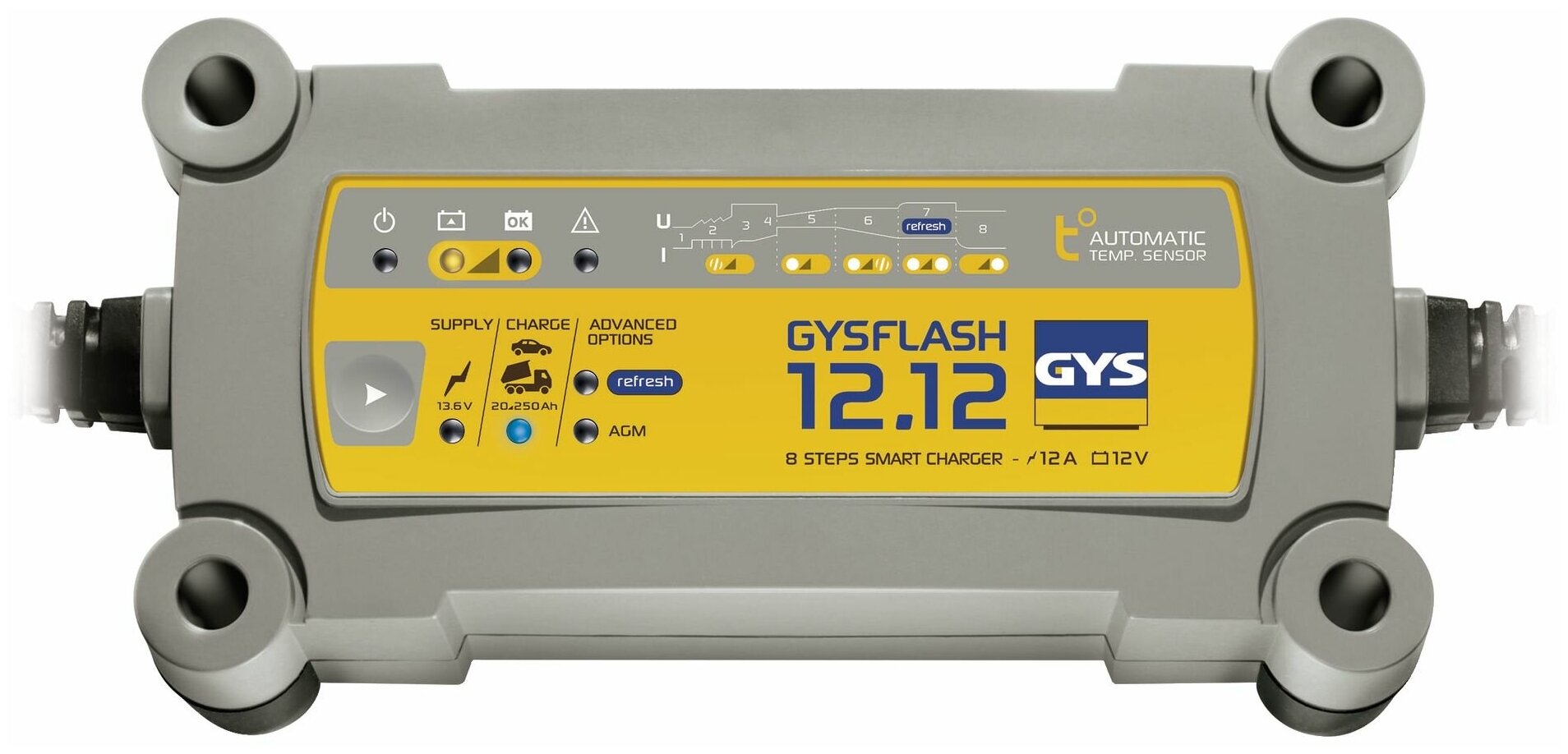 GYSFLASH 12.12 зарядное устройство ток 12А 12В