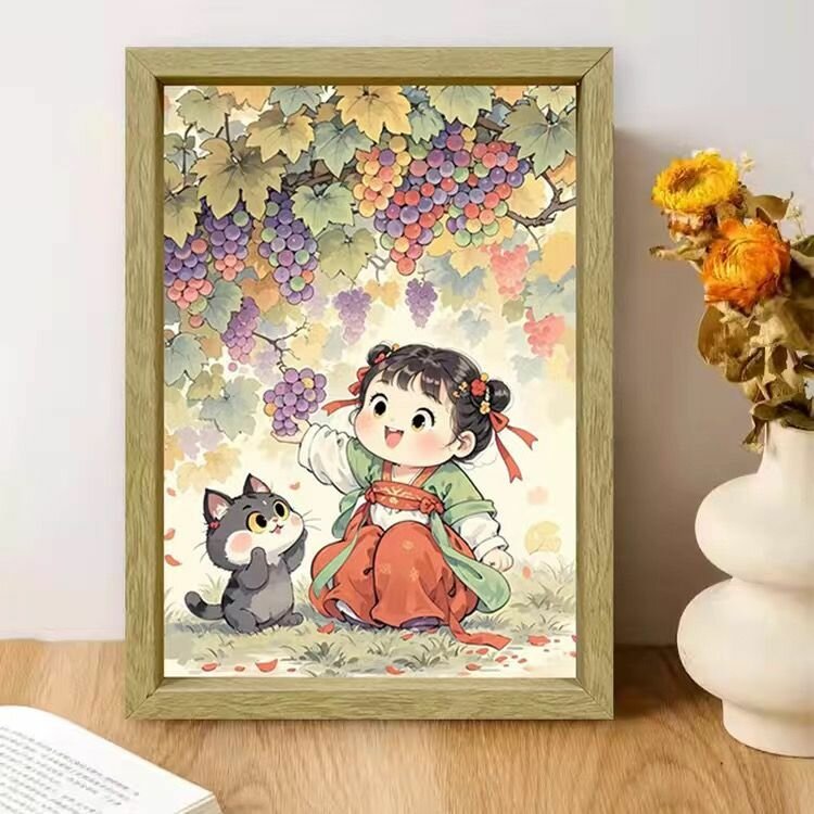 Вышивка крестом, набор для вышивания крестом, канва 11CT 40x50 см, полная зашивка (без подрамника, без рамы)