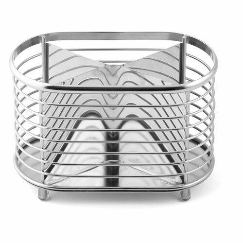 Подставка для столовых приборов четырехсекционная Weis 19х95х13см сталь нержавеющая 8990₽