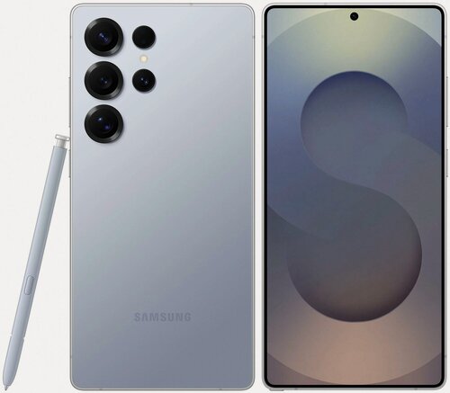 Изображение товара Смартфон Samsung Galaxy S25 Ultra 12/512 ГБ, 6.9, 120 ГГЦ, 200 MP, IP 68, NFC, Синий титан (silverblue) EU