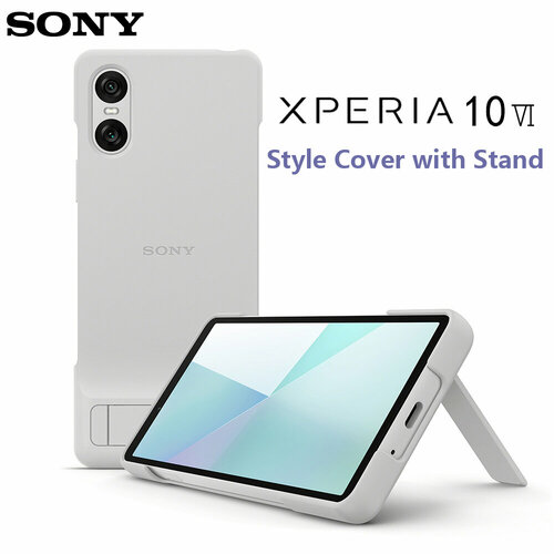 Чехлы SONY Official Case Original Style Cover With Stand for Xperia 10 VI XQZ-CBES White 3500₽
