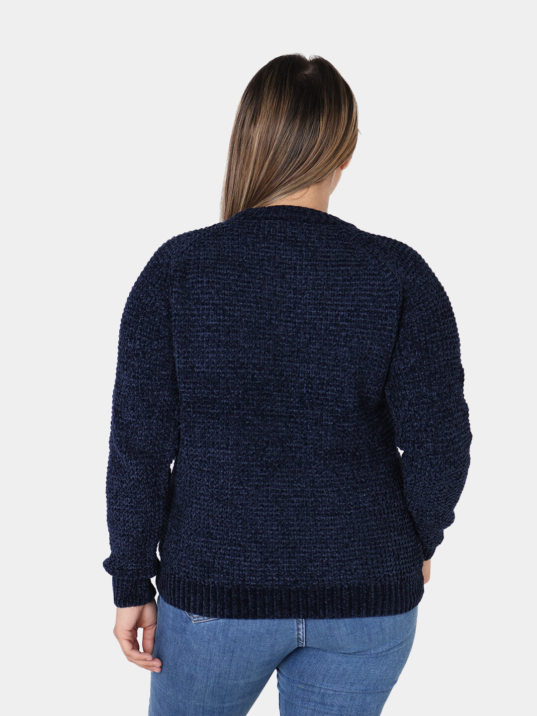 Джемпер , размер One Size, темно-синий — фото 1