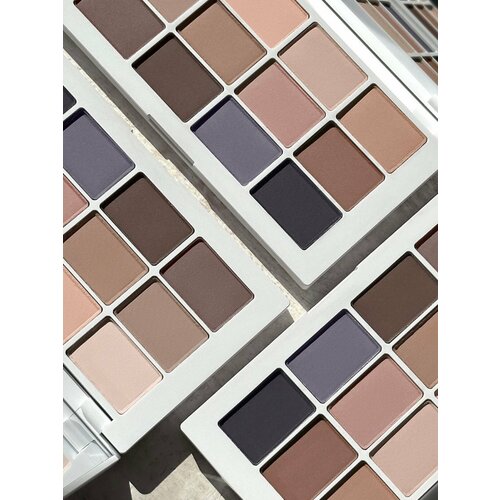 Палетка теней Makeup by Mario Master Mattes The Neutrals, 12 оттенков, матовая, оригинал