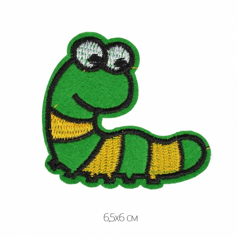 Термоаппликации TBY.2224 Гусеница 65х6см уп.10 шт.