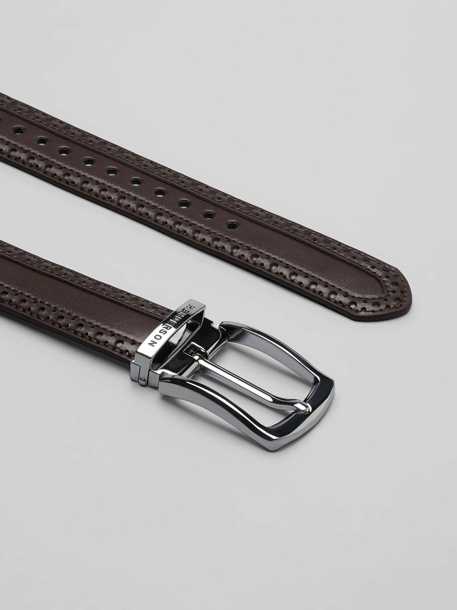 Ремень HENDERSON для мужчин, размер 135, темно-коричневый — фото 1