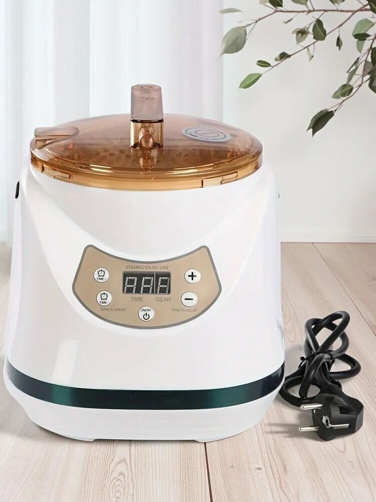 Портативный парогенератор для сауны 2.8 л с пультом СПА-детокс 220В 1.5 кВт Нержавеющая кастрюля Домашняя баня