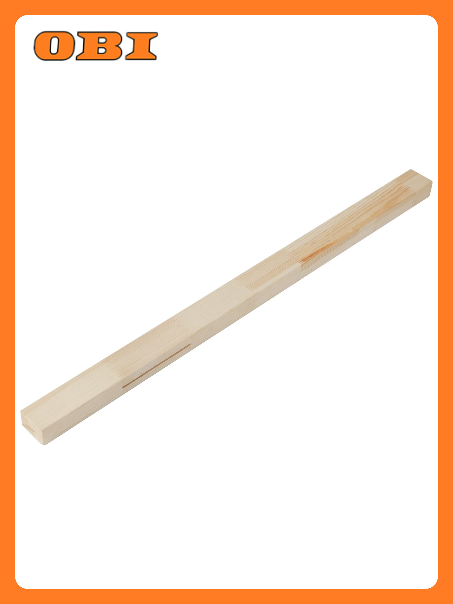 Брусок Радовицкий прямоугольный 40x60x1000мм сорт Экстра срощенный бежевый