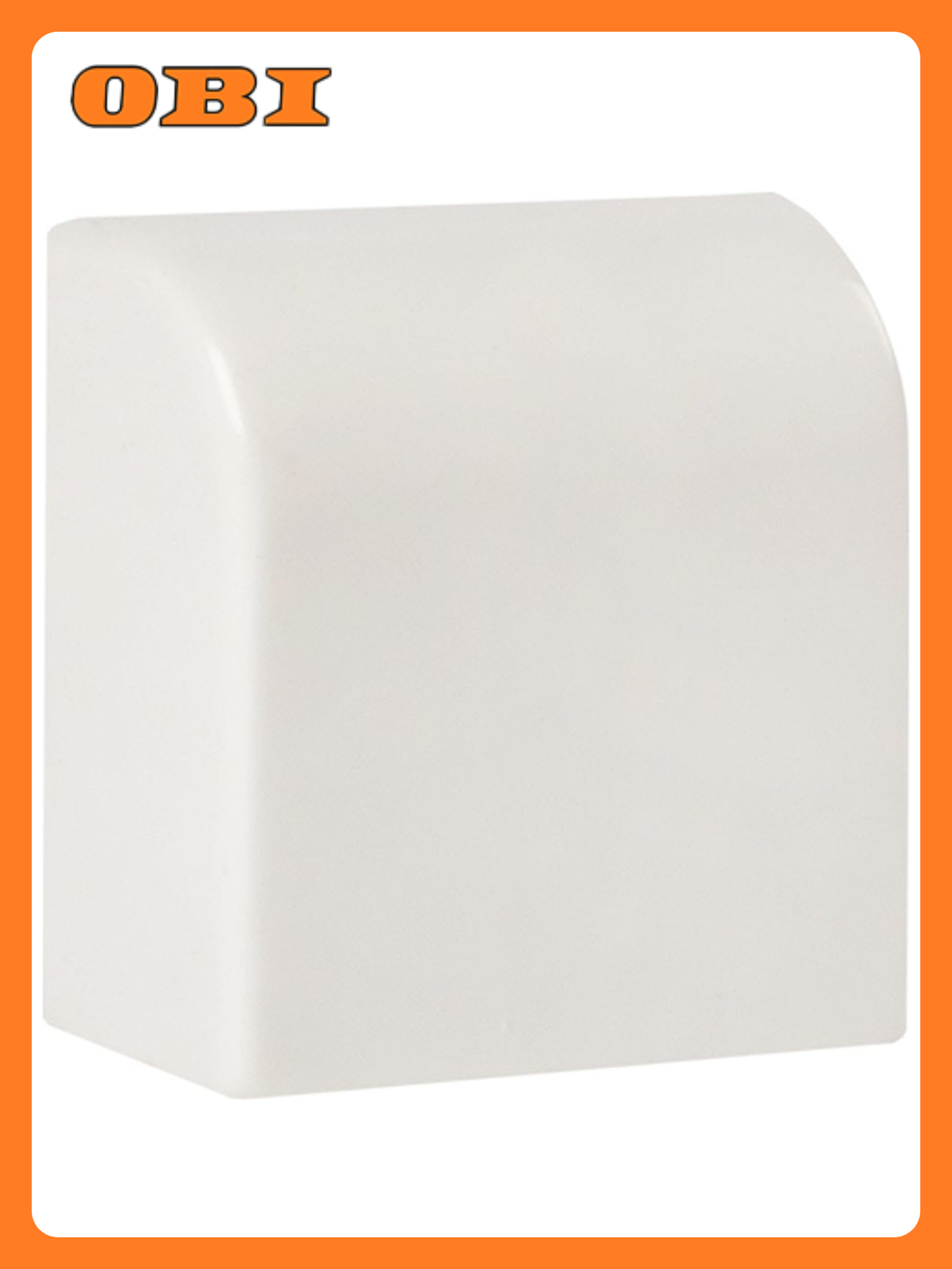 Заглушка EKF PROxima для кабель-канала пластик белая 25x16 мм 4 шт.