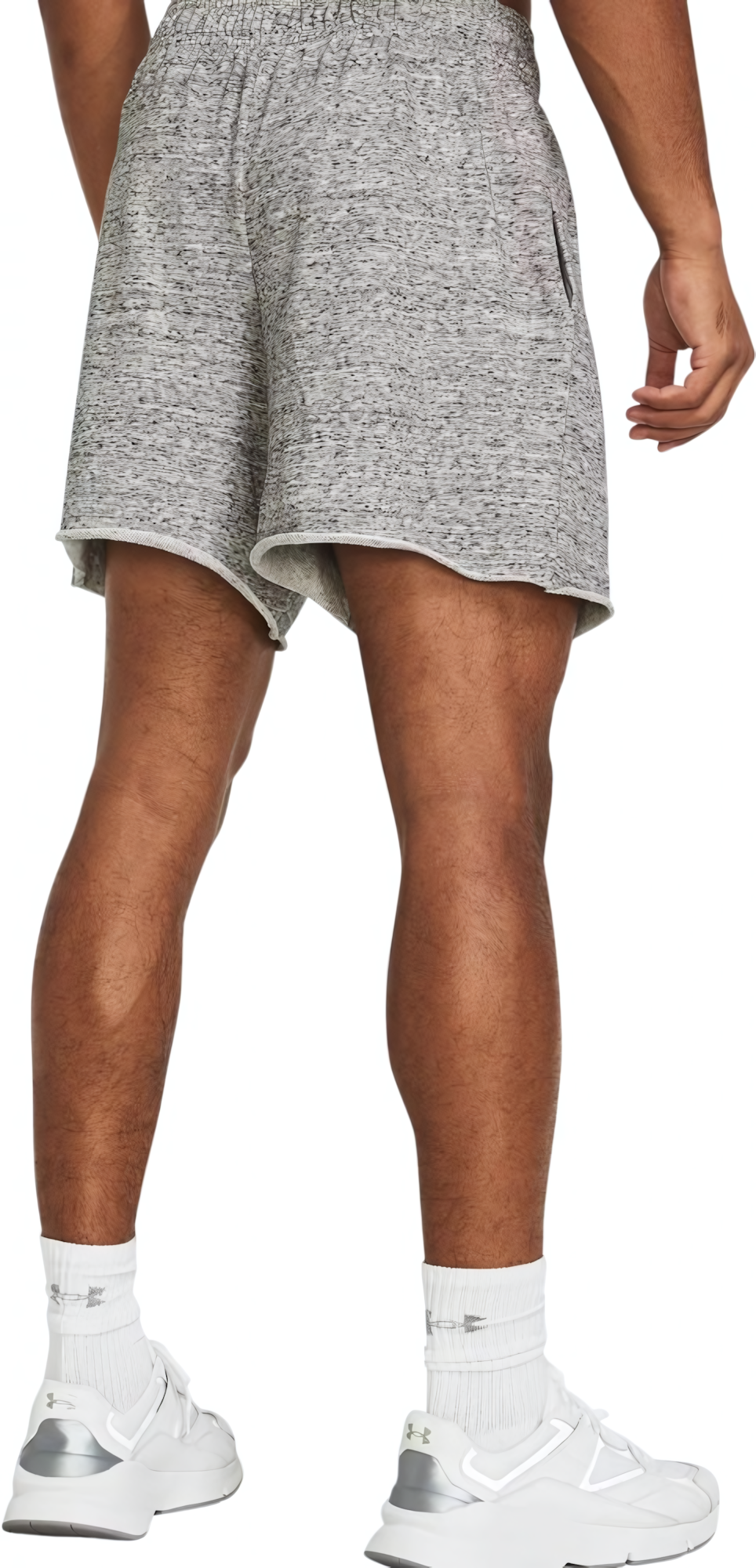 Шорты спортивные Under Armour Rival Terry, размер SM, серый — фото 1