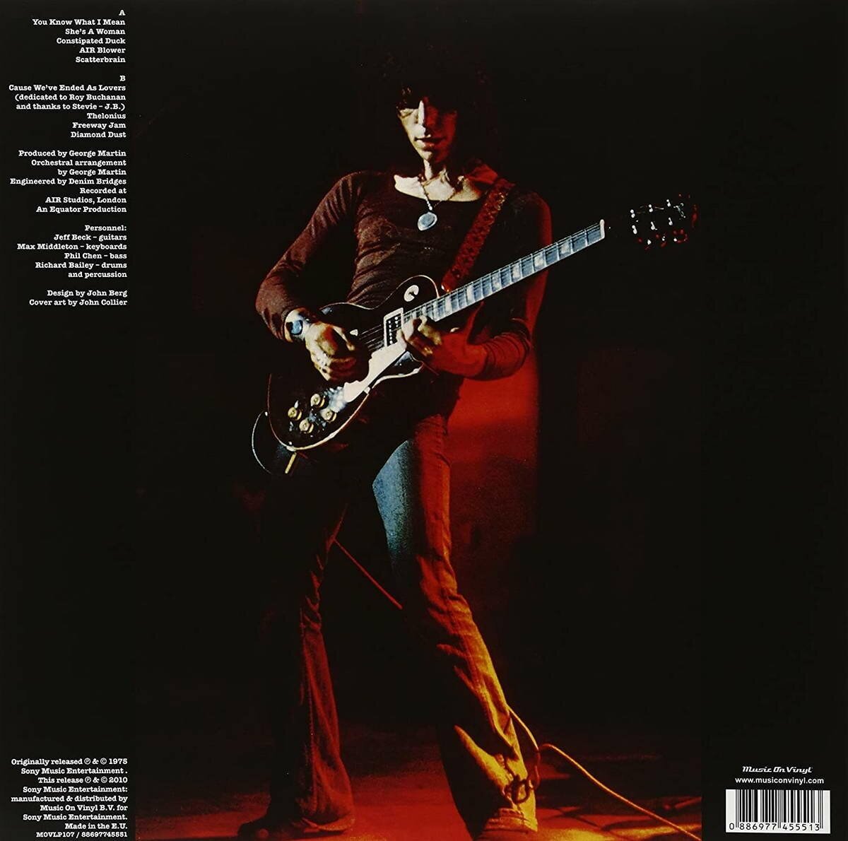 Виниловая пластинка Jeff Beck ‎– Blow By Blow