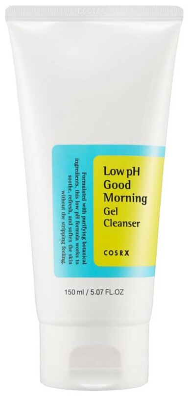 COSRX гель-пенка для умывания Low pH Good Morning Gel Cleanser, 150 мл, 180 г