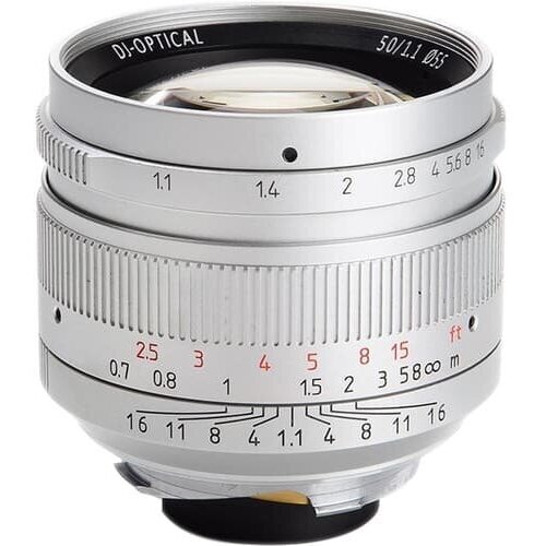 Объектив 7Artisans M50mm F11 Leica M Mount Серебро 3664500₽