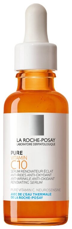 La Roche-Posay Vitamin C10 Serum Антиоксидантная сыворотка для обновления кожи, 30 мл