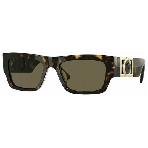 Солнцезащитные очки Versace, коричневый солнцезащитные очки versace коричневый