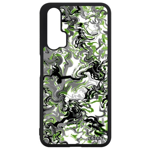 фото Чехол на телефон huawei nova 5t, "мраморный фон" текстура иллюзия utaupia