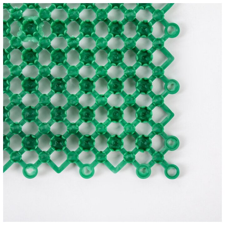 Покрытие ковровое щетинистое «Травка-эконом», 36×48 см, цвет зелёный - фотография № 3