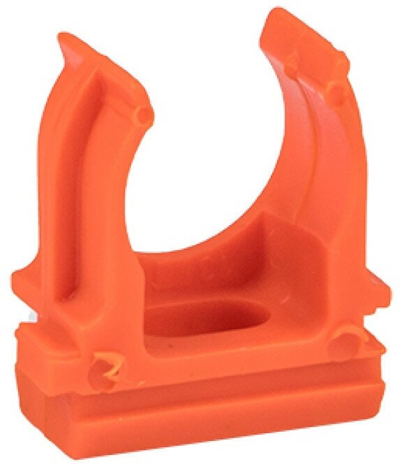 Крепеж-клипса d16 мм (10 шт) оранжевая EKF-Plast