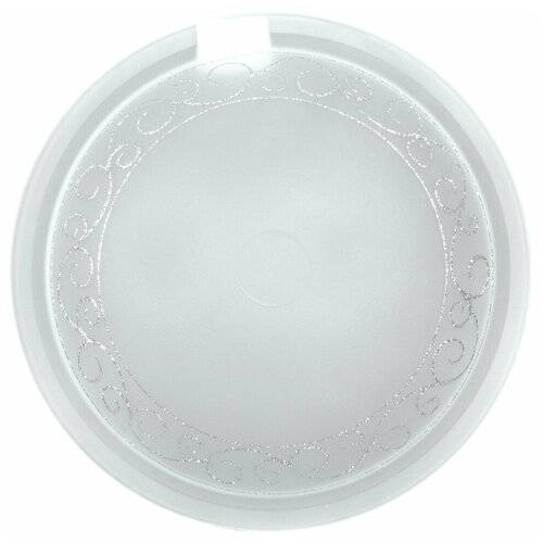 Настенно-потолочный светильник E27 Ажур срб. (300) НПБ 01-2х60-001