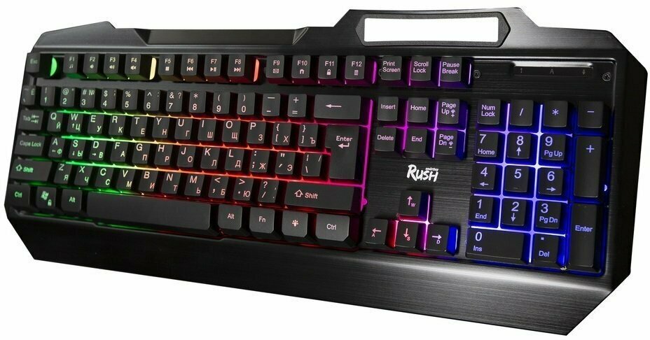 Клавиатура игровая мультимедийная SmartBuy RUSH 310 USB Черная
