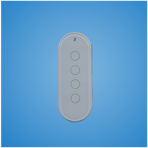 Умный пульт управления сенсорный на 4 кнопки (белый) | Zigbee