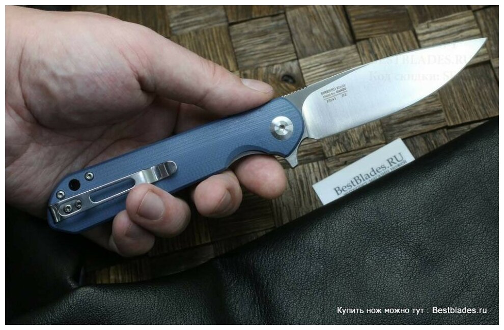 Нож Ganzo Firebird FH41-GB, зеленый - фото №20