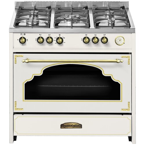 Плита газовая Zigmund Shtain VGG 4092X бежстол нерж розж гриль верт гк чугун решеткиПортугалия 14491000₽