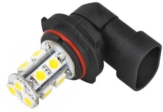 Лампа светодиодная HB4/9006 12V 13SMD диодов 1-конт. белая SKYWAY(S9006-13SMD-5050 W)