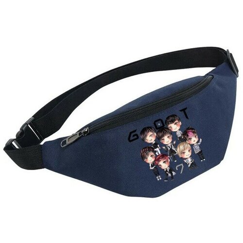 фото Сумка поясная noname, синий