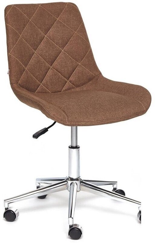Кресло офисное TetChair STYLE F25, ткань, brown