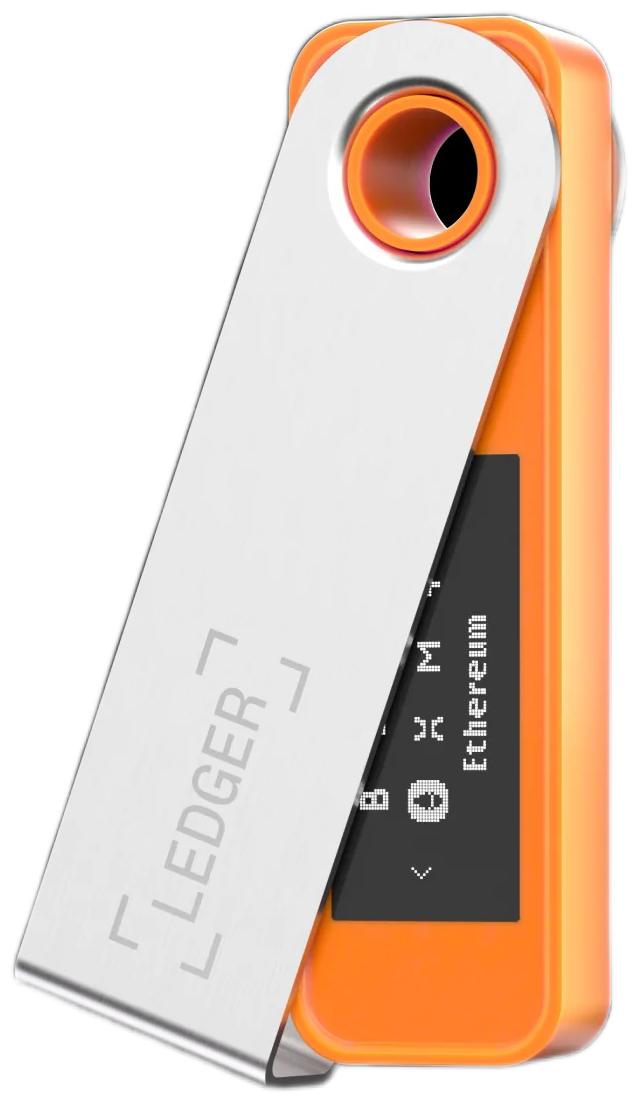 Аппаратный кошелёк Ledger Nano S Plus Orange