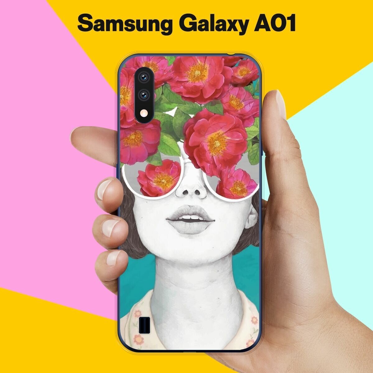 Силиконовый чехол на Samsung Galaxy S20 Ultra Дама в очках / для Самсунг Галакси С20 Ультра